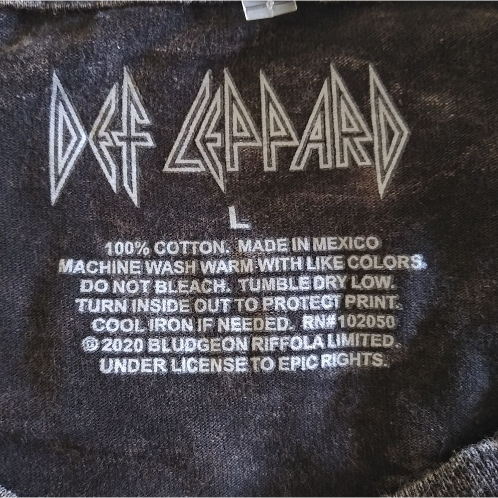 Bludgeon Riffola's Official Def🙉Leppard🐆Logo Tee - Picture 5 of 8